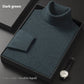 Men's New Solid Color Sweater Fashion Casual Half Turtleneck