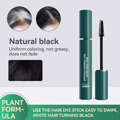 Hair Color Pen Covering Gray Hair Color Supplement Brush Black Hair Stick No Stimulation Temporary Hair Dye