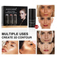 Contour Stick & 3 Brushes Set—Face Stereo Highlight & Sculpting