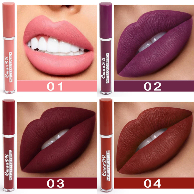 Waterproof Matte Lipstick for Women: Non-stick & Long-Lasting