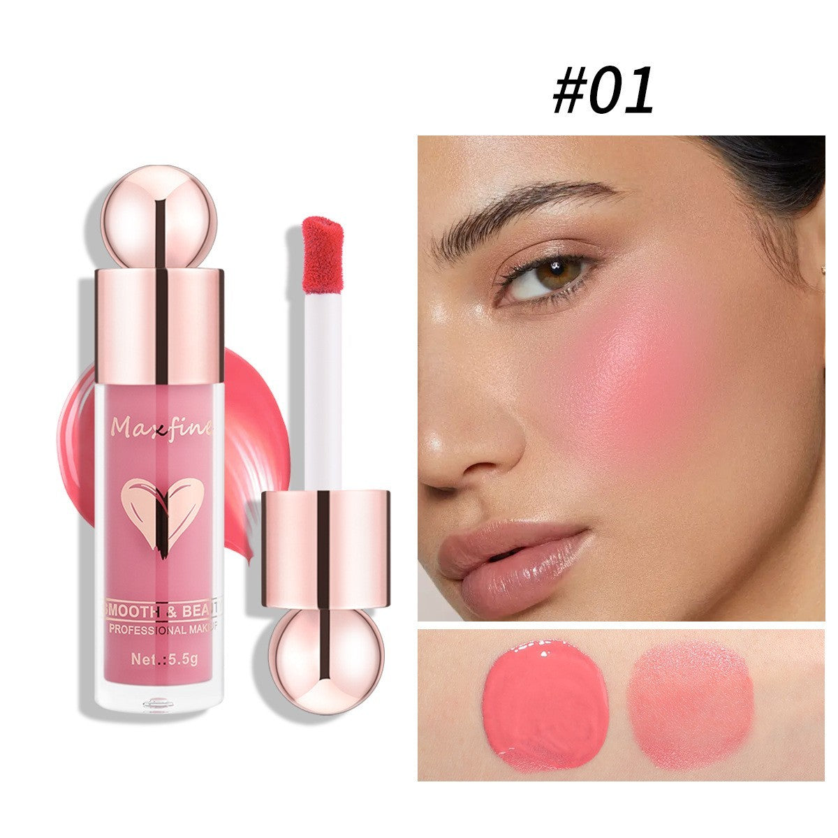 Makeup Liquid Blush Highlight Natural