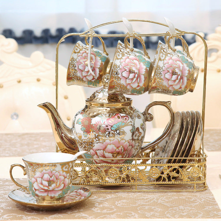 Creative Home Furnishing Ceramic Decoration Girl Girlfriends Practical Birthday Gift Tea Set