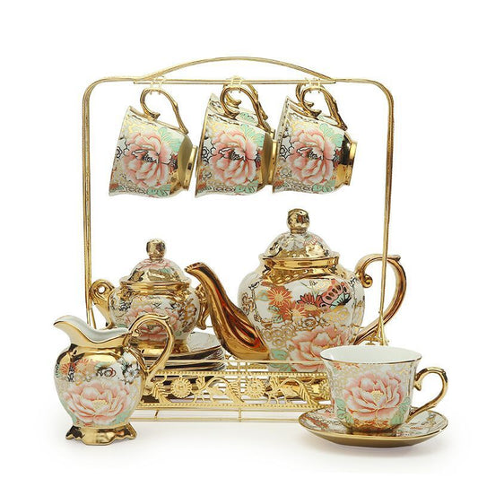 Creative Home Furnishing Ceramic Decoration Girl Girlfriends Practical Birthday Gift Tea Set