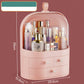 Makeup Storage Desktop Organizer Dustproof Lipstick & Brush Box for Dressing Table & Skincare Products