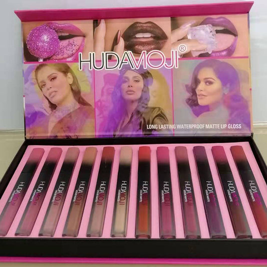 New 12 Matte Lip Glaze Lip Makeup Set