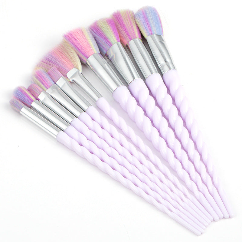 Multi Color Spiral Makeup Brush