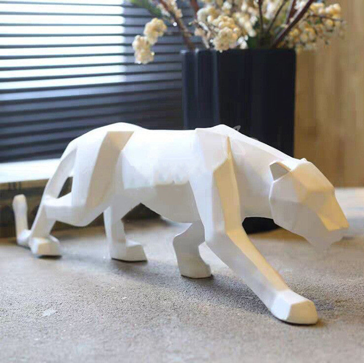 Creative Geometric Cheetah Home Decoration