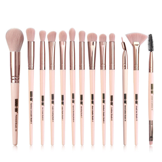 Maange 13-Piece Eye Makeup Brush Set Professional Eyeshadow Brushes & Beauty Tools for Flawless Makeup