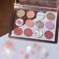 Twelve Rose Amber Eye Shadow Plate Makeup