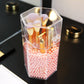 Transparent acrylic makeup brush storage bucket