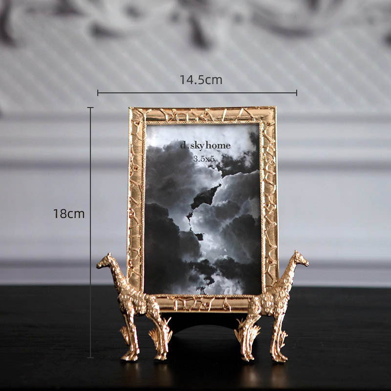 Modern Light Luxury Alloy Home Textile Home Decoration Art Photo Frame