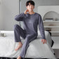 Pajamas Men's Cotton Long Sleeve