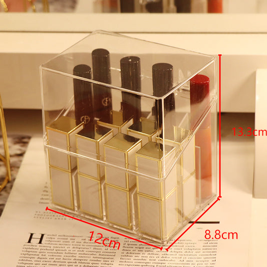 Acrylic Makeup Dustproof Display Rack Storage Box