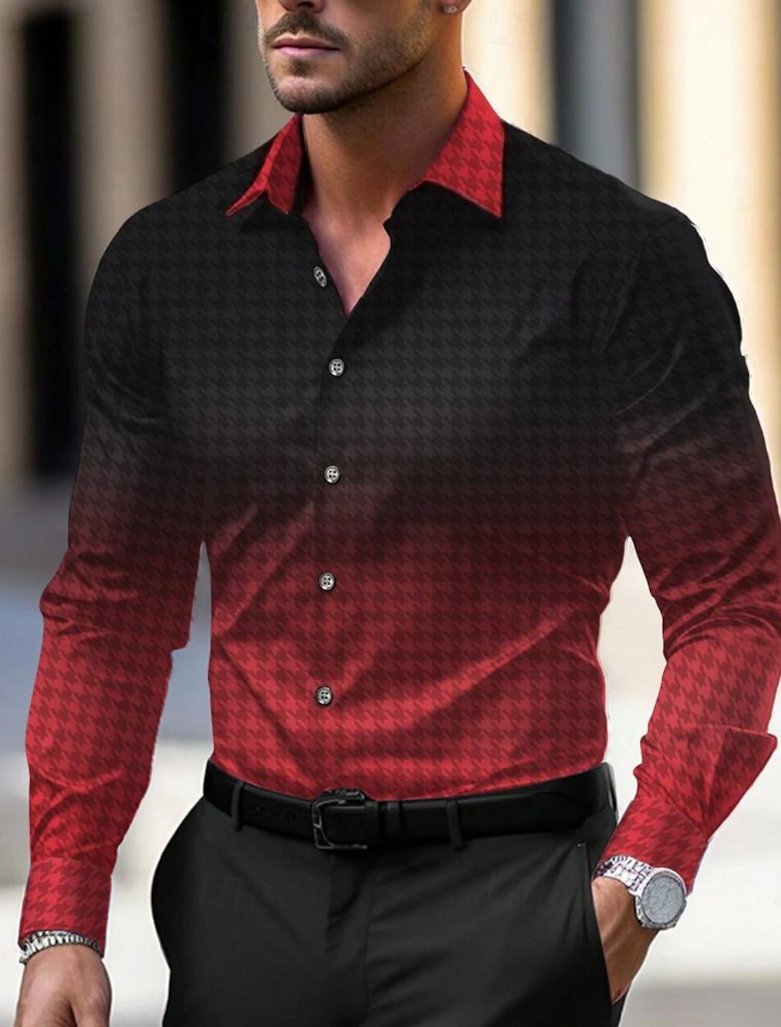 Design Fashion 3D Digital Printing Shirt