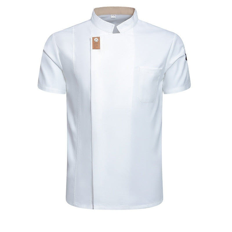 Chef Overalls Short-sleeved Cake Shop Baking Special Thin Breathable Summer Men