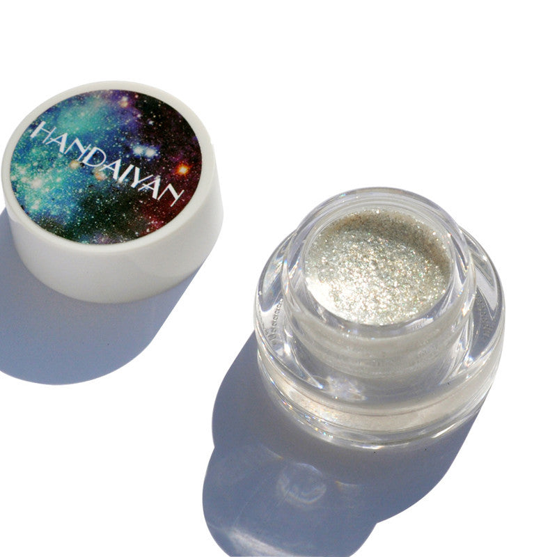 5 Colors Aurora Chameleon Highlighter & 3D Shimmer Eyeshadow—Rainbow Contour Cream