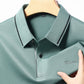 Men's Spring And Autumn Stretch T-shirt Lapel Long Sleeve T-shirt