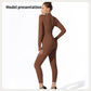 Women's Fashion Simple Solid Color Bodysuit