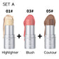 6-color Highlight Contour Stick Brightening Decoration