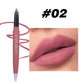 Makeup Matte Lip Liner 6 Colors Discoloration Resistant