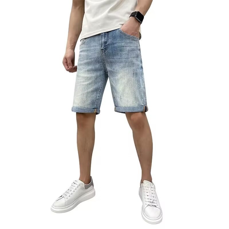 Summer Thin Jeans Men's Shorts Loose Fashion