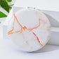 Marble makeup mirror