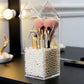 Transparent acrylic makeup brush storage bucket