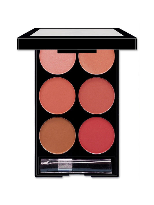 Multi-Color Boutique 6-Color Blush Palette Domestic Makeup for a Flawless Finish