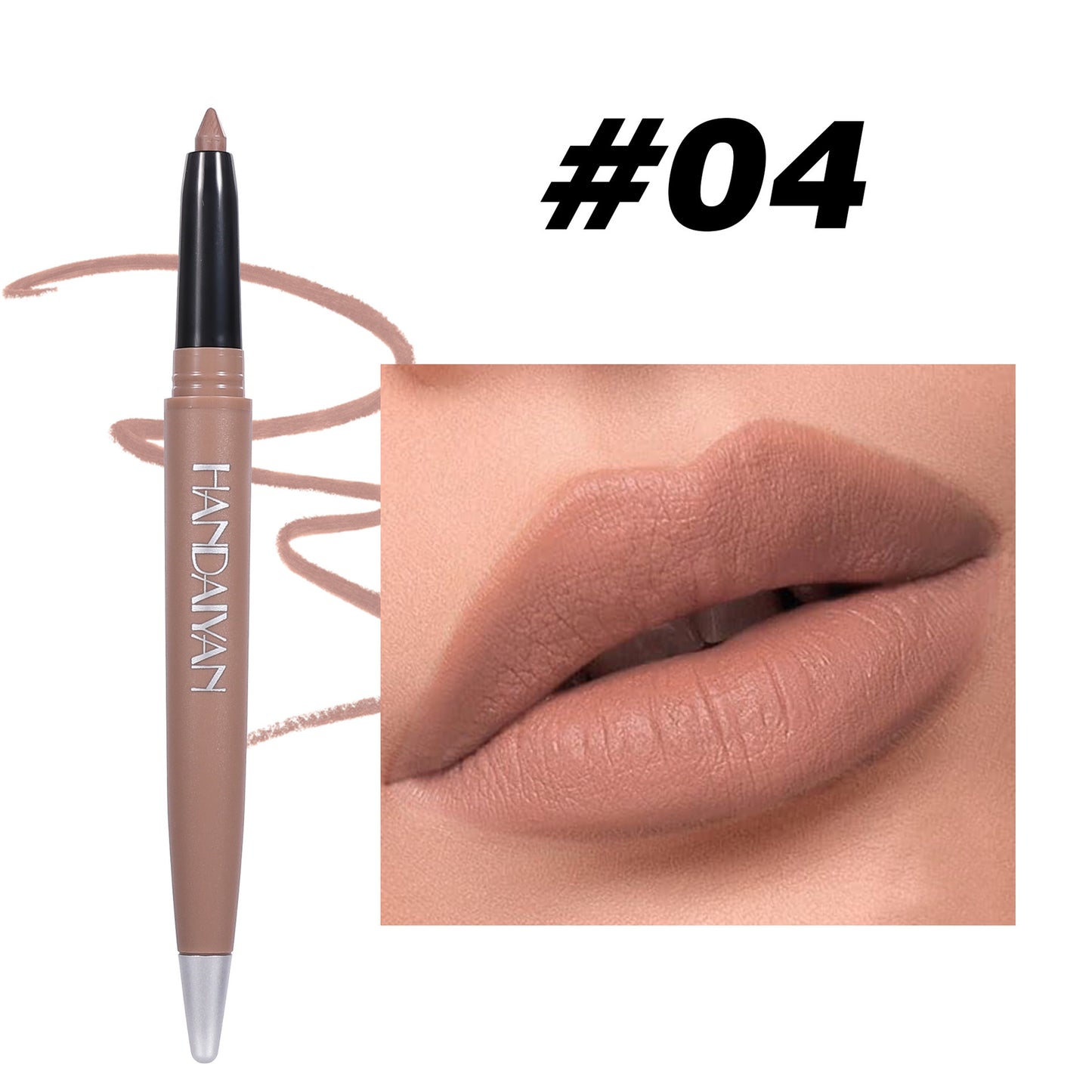 Makeup Matte Lip Liner 6 Colors Discoloration Resistant