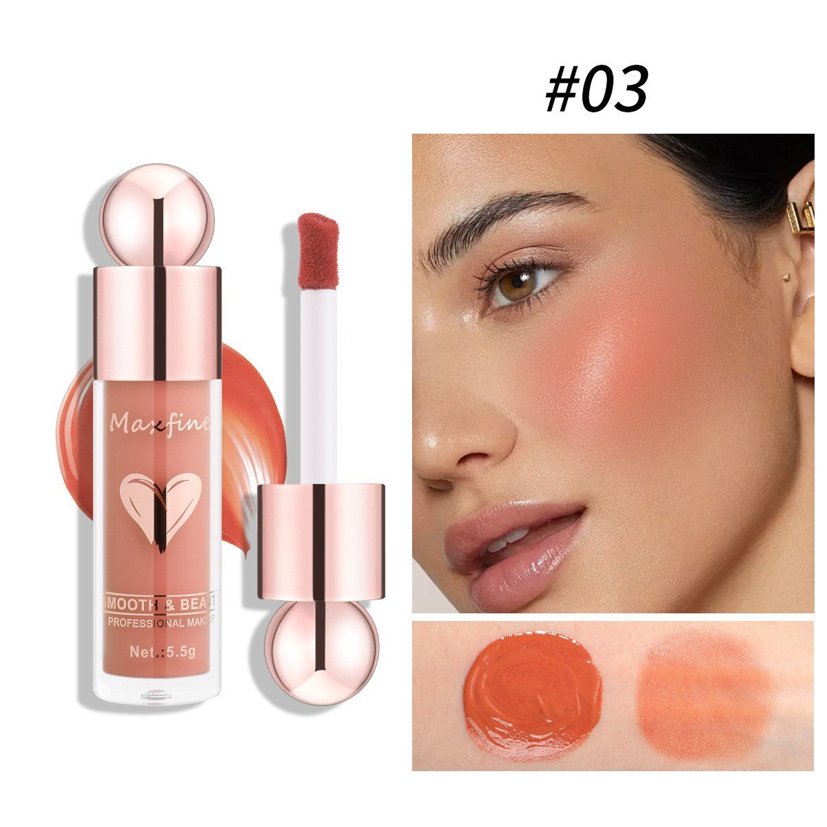 Makeup Liquid Blush Highlight Natural