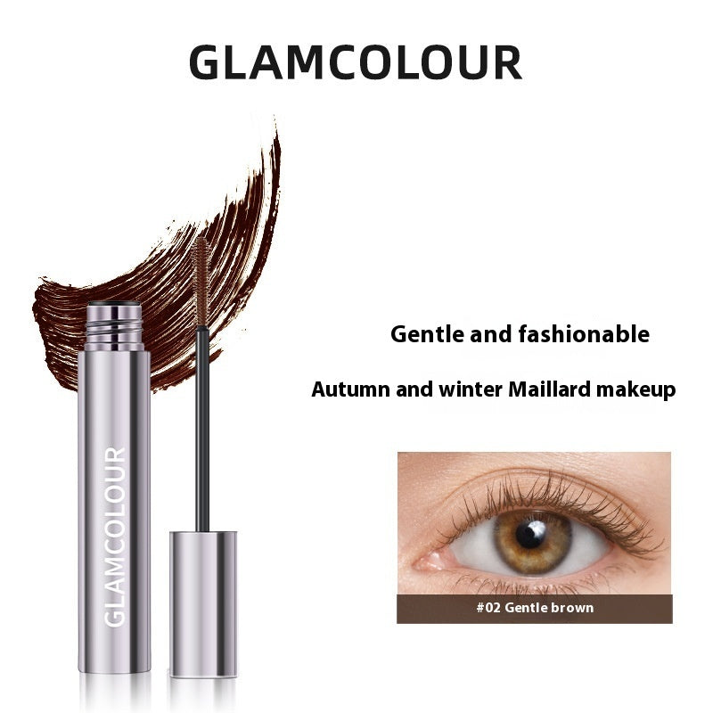 GlamColour Three-dimensional Curling Makeup Mascara Waterproof Smear-proof