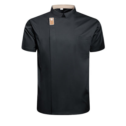 Chef Overalls Short-sleeved Cake Shop Baking Special Thin Breathable Summer Men