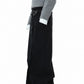 Niche Metal Strap Design Sense Straight Trousers