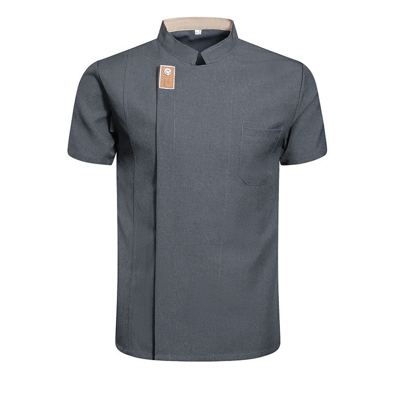 Chef Overalls Short-sleeved Cake Shop Baking Special Thin Breathable Summer Men