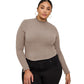 Women's Half-high Collar Long Sleeves T-shirt Slim Bottoming Shirt