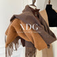 Double-sided Artificial Australian Wool Scarf Shawl