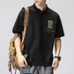 Japanese Polo Shirt Short-sleeved Lapel T-shirt Men's Design Sense