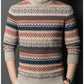 Men's Pullover Thickened Striped Sweaters Bottoming Shirt