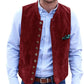 Men's European And American Retro Velvet Multi-button Casual Vest Coat