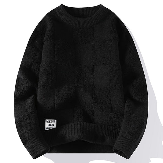 Winter New Fashion Round Neck Sweater Men