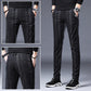 Men's Casual Vertical Striped Straight Leg Pants