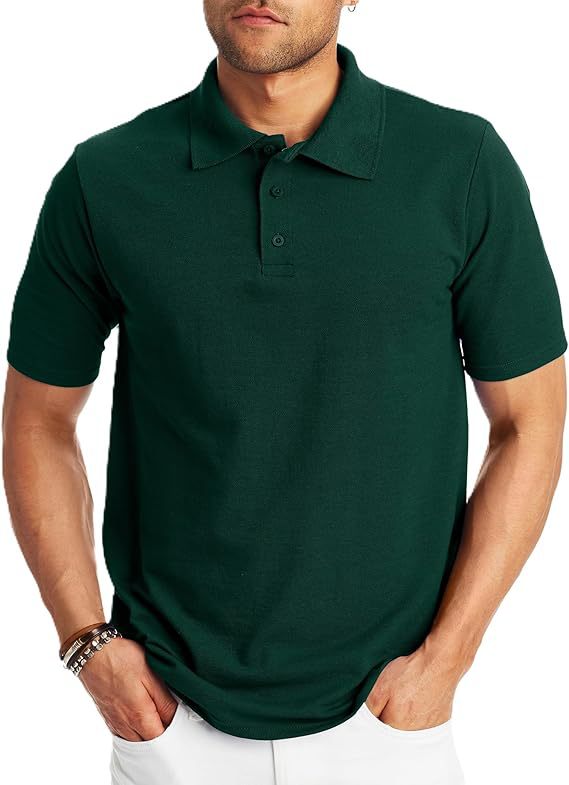 Loose And Simple Men's Short-sleeved Polo Shirt