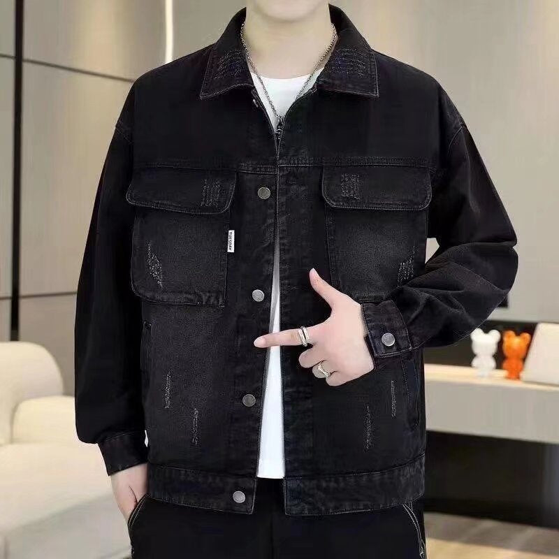 Denim Coat Men's Spring And Autumn New Loose Top