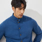 Casual Long Sleeve Cashmere Knitted Cardigan Men's Sweater