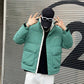 Men's Winter Stand-up Collar Down Jacket Hong Kong Style Leisure Warm