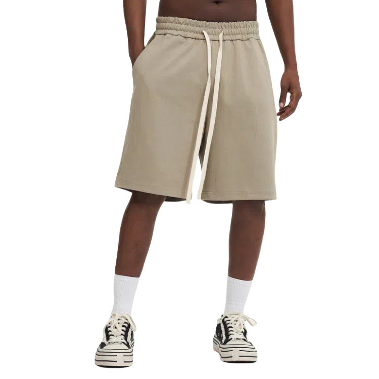 Cotton 410g Jersey Short Loose Sweatpants