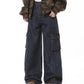 American Retro Loose Drooping Wide Leg Jeans