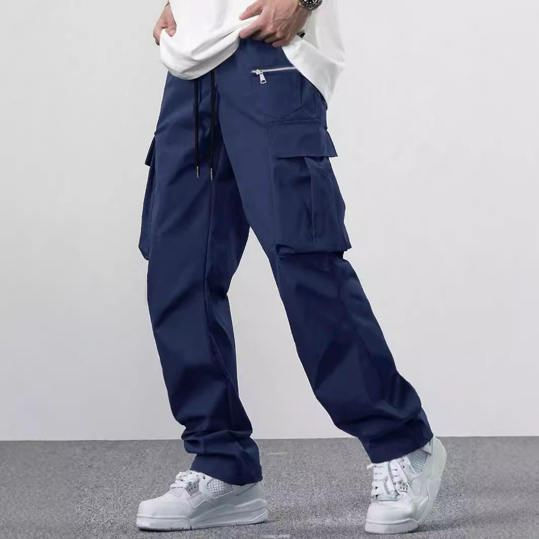 Loose Multi-pocket Casual Men's Overalls