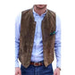 Men's European And American Retro Velvet Multi-button Casual Vest Coat