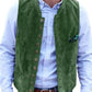 Men's European And American Retro Velvet Multi-button Casual Vest Coat